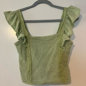 SO green tank top
